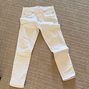 PAIGE Women's Straight Leg Jeans in Crisp White